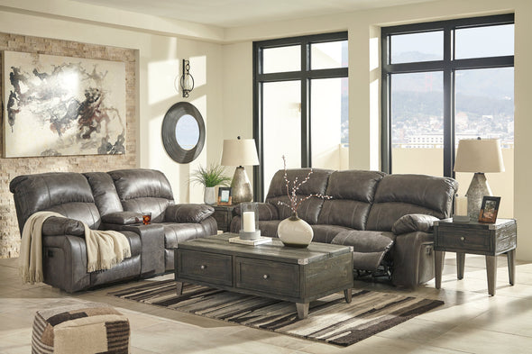 Dunwell Steel Power Reclining Sofa -  - Luna Furniture
