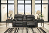 Dunwell Steel Power Reclining Loveseat with Console -  - Luna Furniture