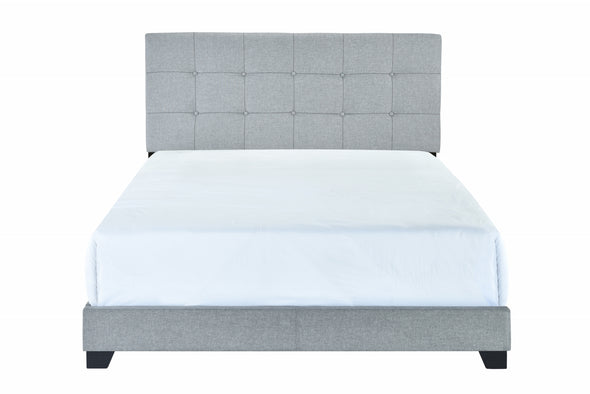 Florence Gray Full Upholstered Bed