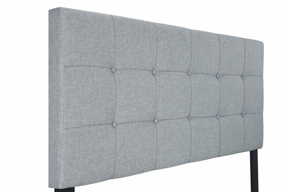 Florence Gray Twin Upholstered Bed