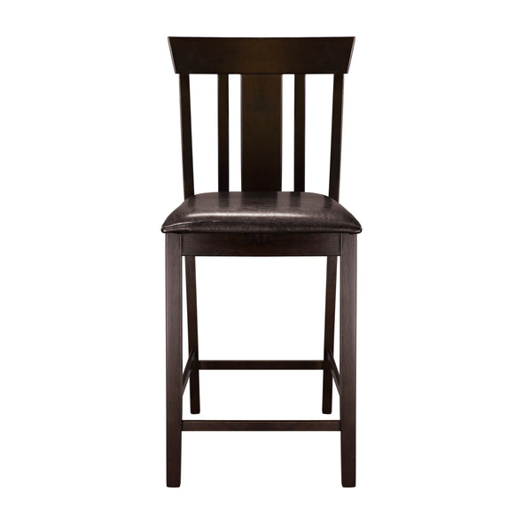 Diego Espresso Counter Chair, Set of 2