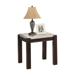 5466-04 End Table, Marble Top - Luna Furniture