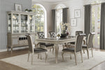 Crawford Silver Extendable Dining Set