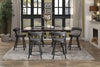Appert Gray/Dark Gray Swivel Counter Chair, Set of 2 -  - Luna Furniture