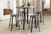 Chevre Brown/Gray Round Counter Height Table -  - Luna Furniture