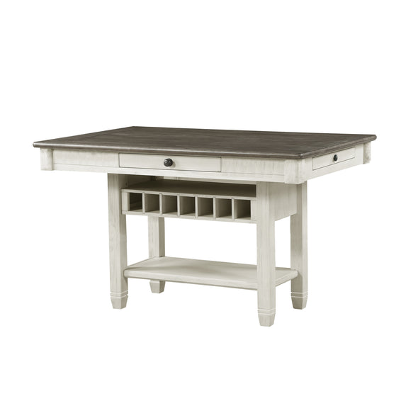 Granby Antique White Counter Height Table