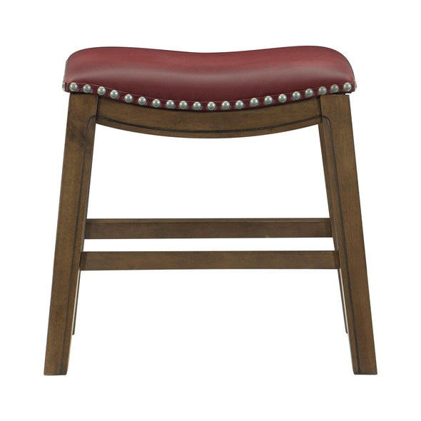 5682RED-18 18 Dining Stool, Red - Luna Furniture