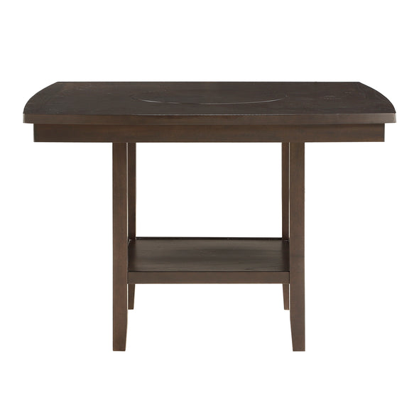 5716-36 Counter Height Table with Lazy Susan - Luna Furniture