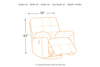 Acieona Slate Recliner -  - Luna Furniture