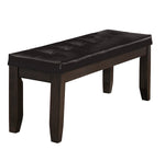Ameillia Dark Oak Dining Bench -  - Luna Furniture