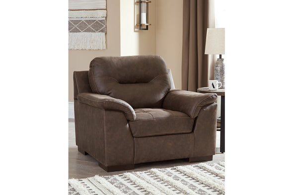 Maderla Walnut Chair - Ashley - Luna Furniture