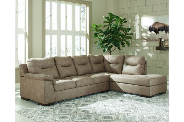 Maderla Pebble 2-Piece RAF Chaise Sectional