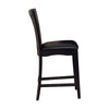 710-24 Counter Height Chair, Dark Brown Bi-Cast Vinyl, Set of 2 - Luna Furniture