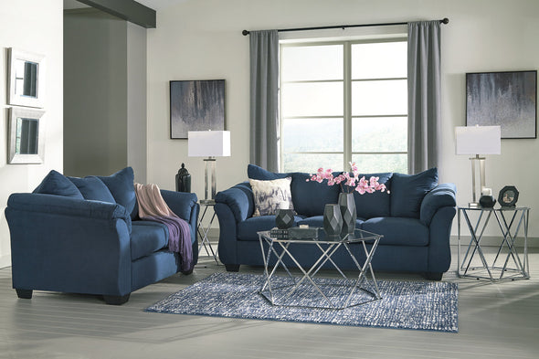 Darcy Blue Sofa -  - Luna Furniture