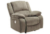 Draycoll Pewter Power Recliner -  - Luna Furniture