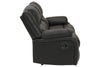 Calderwell Black Reclining Sofa -  - Luna Furniture