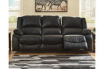 Calderwell Black Reclining Sofa -  - Luna Furniture