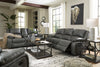 Calderwell Gray Reclining Living Room Set - Luna Furniture