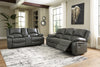 Calderwell Gray Reclining Living Room Set - Luna Furniture