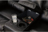 Vacherie Black Reclining Loveseat with Console -  - Luna Furniture