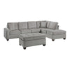 8367TP*3 (3)3-Piece Reversible Sectional with Ottoman - Luna Furniture
