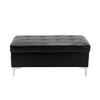 8378BLK*3 (3)3-Piece Sectional with Right Chaise and Ottoman - Luna Furniture