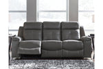 Jesolo Dark Gray Reclining Sofa -  - Luna Furniture