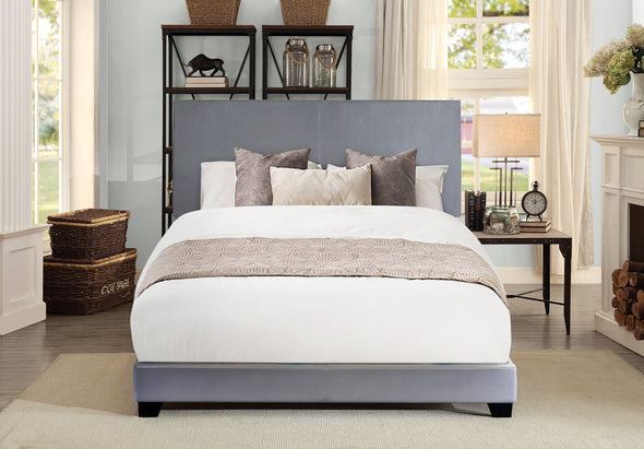Erica Gray PU Leather Full Upholstered Bed