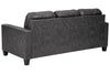 Venaldi Gunmetal Queen Sofa Chaise Sleeper -  - Luna Furniture