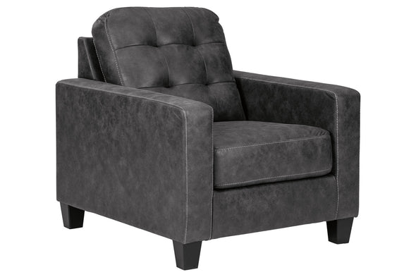 Venaldi Gunmetal Chair -  - Luna Furniture