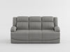 9207GRY-3 Double Reclining Sofa - Luna Furniture