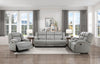 9207GRY-3 Double Reclining Sofa - Luna Furniture