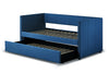 Therese Blue Daybed with Trundle - Luna Furniture