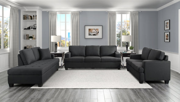 9327BK-3 Sofa - Luna Furniture