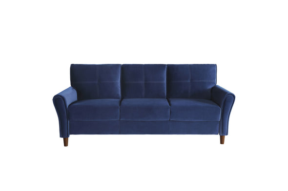 Dunleith Blue Velvet Living Room Set