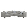 9357GY*5SC (5)5-Piece Modular Sectional - Luna Furniture