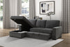9468CC*2LC2R (2)2-Piece Sectional with Pull-out Bed and Left Chaise with Hidden Storage - Luna Furniture