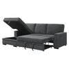 9468CC*2LC2R (2)2-Piece Sectional with Pull-out Bed and Left Chaise with Hidden Storage - Luna Furniture