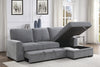 9468DG*2RC2L (2)2-Piece Sectional with Pull-out Bed and Right Chaise with Hidden Storage - Luna Furniture
