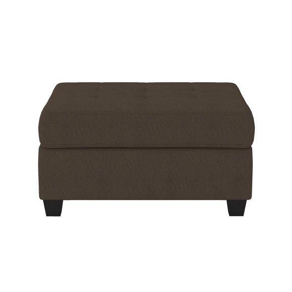 9507CHC*3OT (2)2-Piece Reversible Sectional with Drop-Down Cup Holders and Storage Ottoman - Luna Furniture