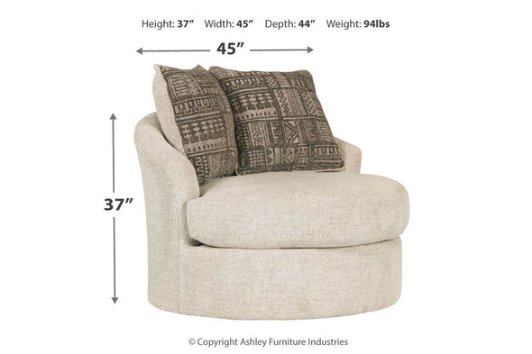 Soletren Stone Accent Chair - Ashley - Luna Furniture