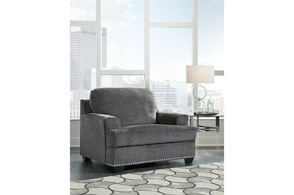 Locklin Carbon Oversized Chair -  - Luna Furniture
