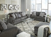 Locklin Carbon Living Room Set - Luna Furniture