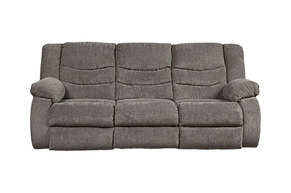 Tulen Gray Reclining Sofa -  - Luna Furniture