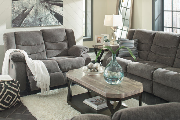 Tulen Gray Reclining Living Room Set - Luna Furniture