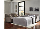Tibbee Slate Full Sofa Sleeper - Ashley - Luna Furniture