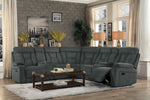 9914*SC (3)3-Piece Reclining Sectional with 2 Consoles - Luna Furniture