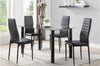 Florian Black Dining Set - Luna Furniture