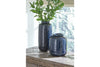 Marenda Navy Blue Vase, Set of 2 -  - Luna Furniture