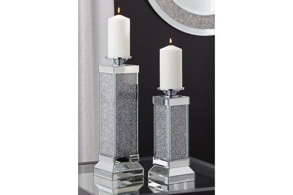 Charline Mirror Candle Holder, Set of 2 -  - Luna Furniture